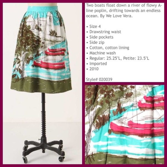 Anthro “Seabound Skirt” by We Love Vera - Picture 3 of 12